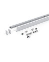 Glasschiebetür Aluminium-Schienensystem Beschlag- 2000 mm Länge