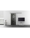 775 x 2050 mm Ganzglaschiebetür Würfel-Design Levidor Basic / slimLine