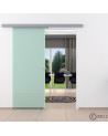 1025 x 2175 mm Ganzglaschiebetür Klarglas Levidor Basic / slimLine