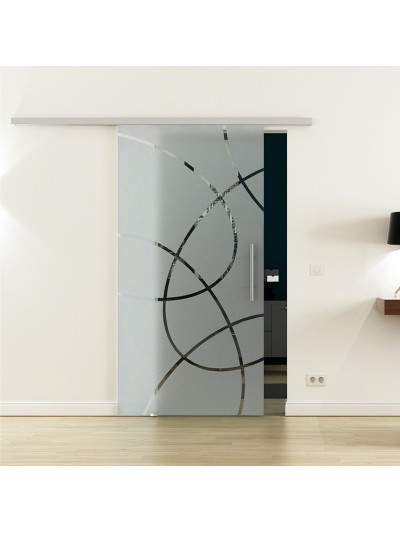 SoftClose Levidor ProfiSlide Schiebetür 775 x 2050 mm Frankfurt-Design (F)