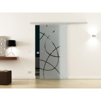 SoftClose Levidor ProfiSlide Schiebetür 775 x 2050 mm Frankfurt-Design (F)