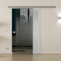 SoftClose Levidor ProfiSlide Schiebetür 775 x 2050 mm Lamellen-Design (L)