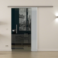 SoftClose Levidor ProfiSlide Schiebetür 775 x 2050 mm Rekursiv-Design (R)