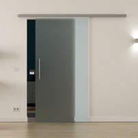 SoftClose Levidor ProfiSlide Schiebetür 775 x 2175 mm vollflächig satiniert (V)