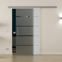 SoftClose Levidor ProfiSlide Schiebetür 900 x 2175 mm 5-Streifen-Design (S)