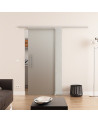 Glasschiebetür komplett 775 x 2050 mm Dorma Muto 60 senkrechte vollflächig satiniert (V)