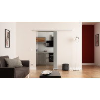 Glasschiebetür komplett 1025 x 2050 mm Dorma Muto 60 Rekursiv-Design (R)