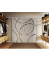 Glasschiebetüren 2 x 525 x 2175 mm 2-flügelig Circle-Design (CD)