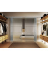 Glasschiebetüren 2 x 525 x 2175 mm 2-flügelig Lamellen-Design (L)
