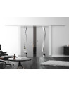 SoftClose Levidor ProfiSlide Schiebetür 2 x 400 x 2050 mm in Wellen-Design (A)