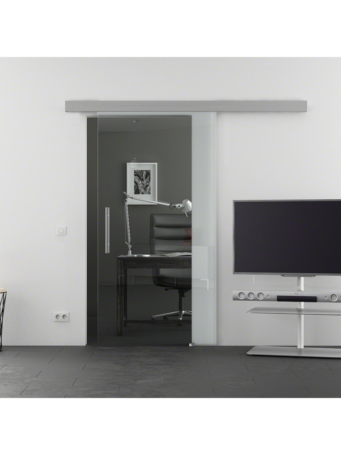 775 x 2050 mm Ganzglaschiebetür Klarglas Levidor Basic / slimLine 775 x 2050 mm Ganzglaschiebetür Klarglas Levidor Basic / slimLine