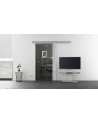 Glasschiebetür Rekursiv-Design (R) 775x2050mm Edelstahl - Levidor EasySlide
