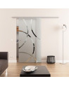 Glasschiebetür komplett 775 x 2050 mm Dorma Muto 60 Circle-Design (C) 
