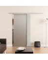 Glasschiebetür komplett 775 x 2050 mm Dorma Muto 60 vollflächig satiniert (V)