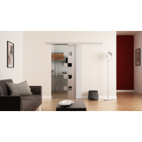 Glasschiebetür komplett 775 x 2050 mm Dorma Muto 60 Würfel-Design (W)