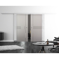 SoftClose Levidor ProfiSlide Schiebetür 2 x 400 x 2050 mm in Idea-Design (I)