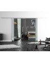 SoftClose Levidor ProfiSlide Schiebetür 2 x 400 x 2050 mm in Klarglas-Design (K)