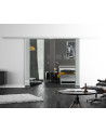 SoftClose Levidor ProfiSlide Schiebetür 2 x 400 x 2050 mm in Klarglas-Design (K)