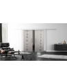 SoftClose Levidor ProfiSlide Schiebetür 2 x 400 x 2050 mm in Quadrat-Design (Q)