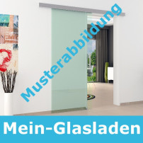 Glasschiebetür Aluminium-Schienensystem Beschlag- 2000 mm Länge